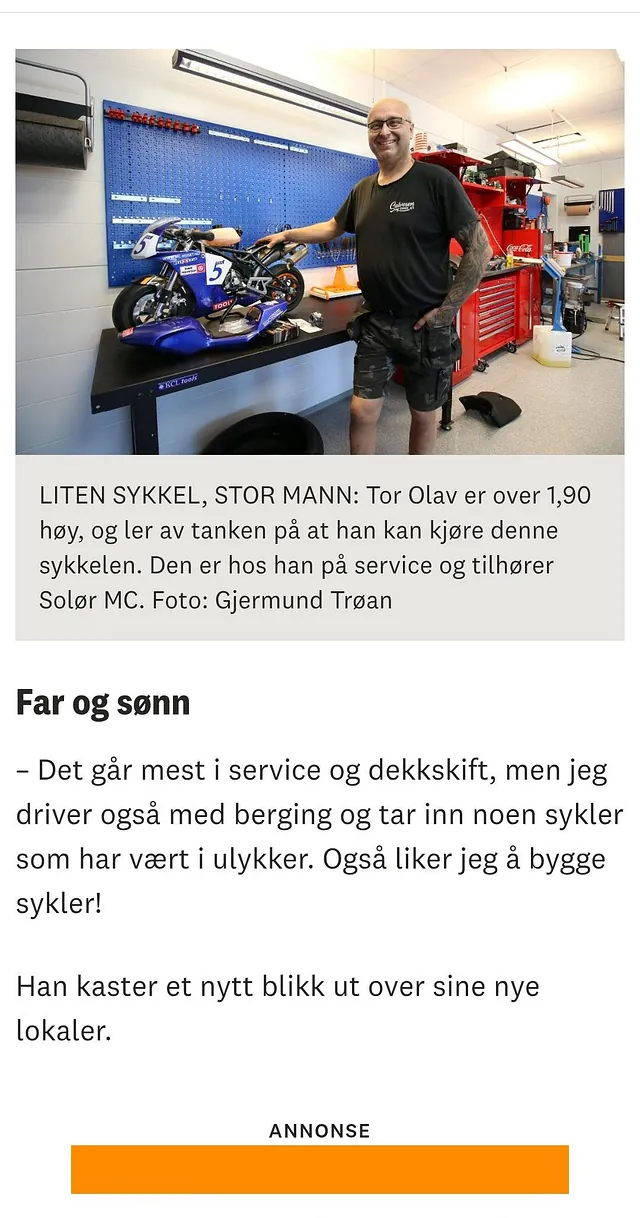 Utdrag fra Stange Avisa, artikler om Salvesen og Sønn
